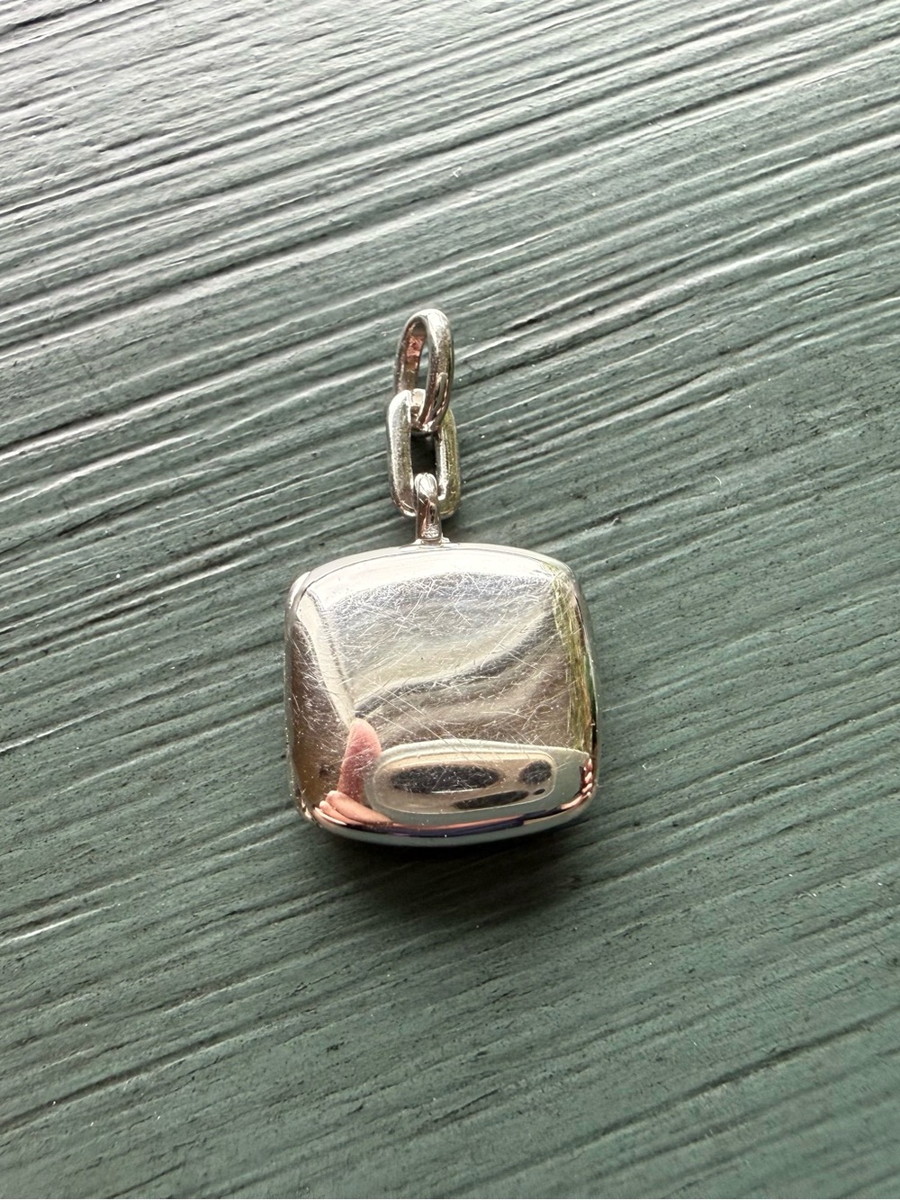 Monica Rich Kosann Viv Locket Charm Pendant Sterling Silver